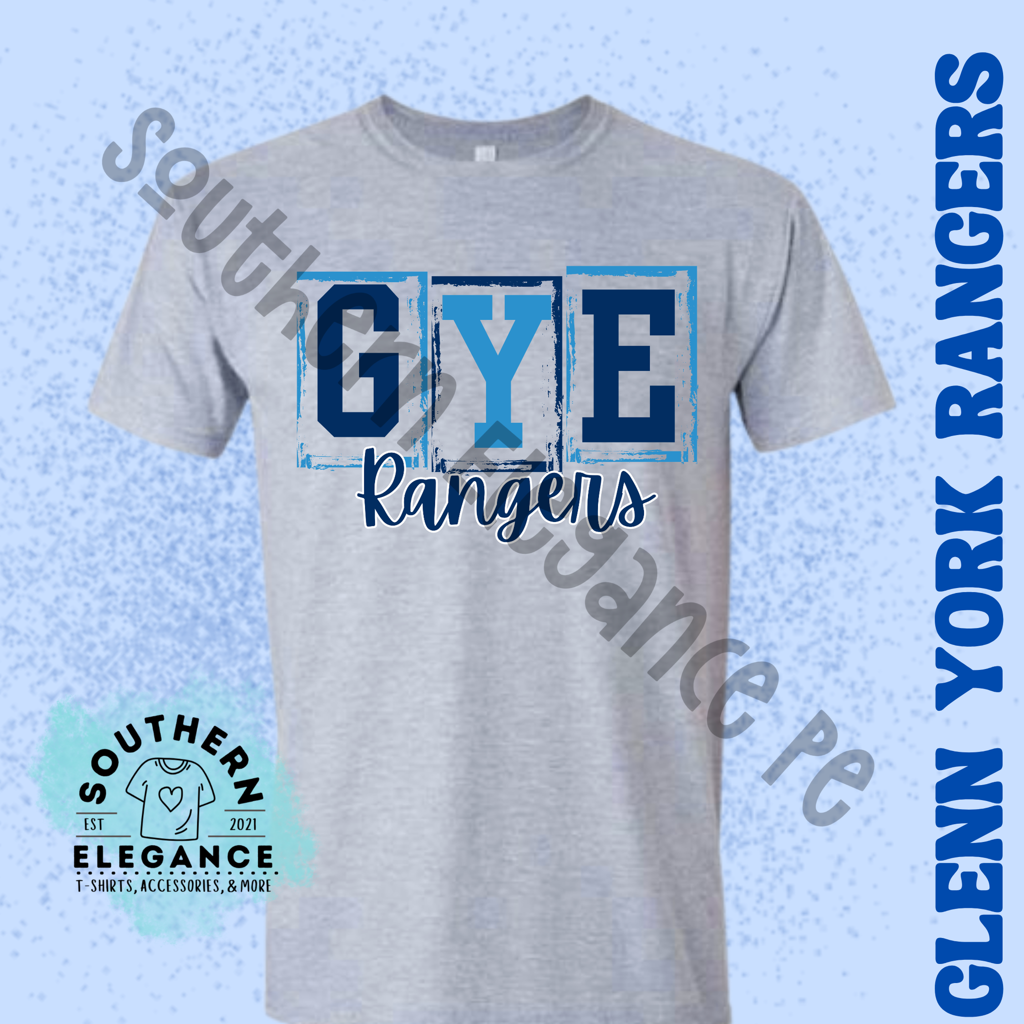 Glenn York Rangers Initials