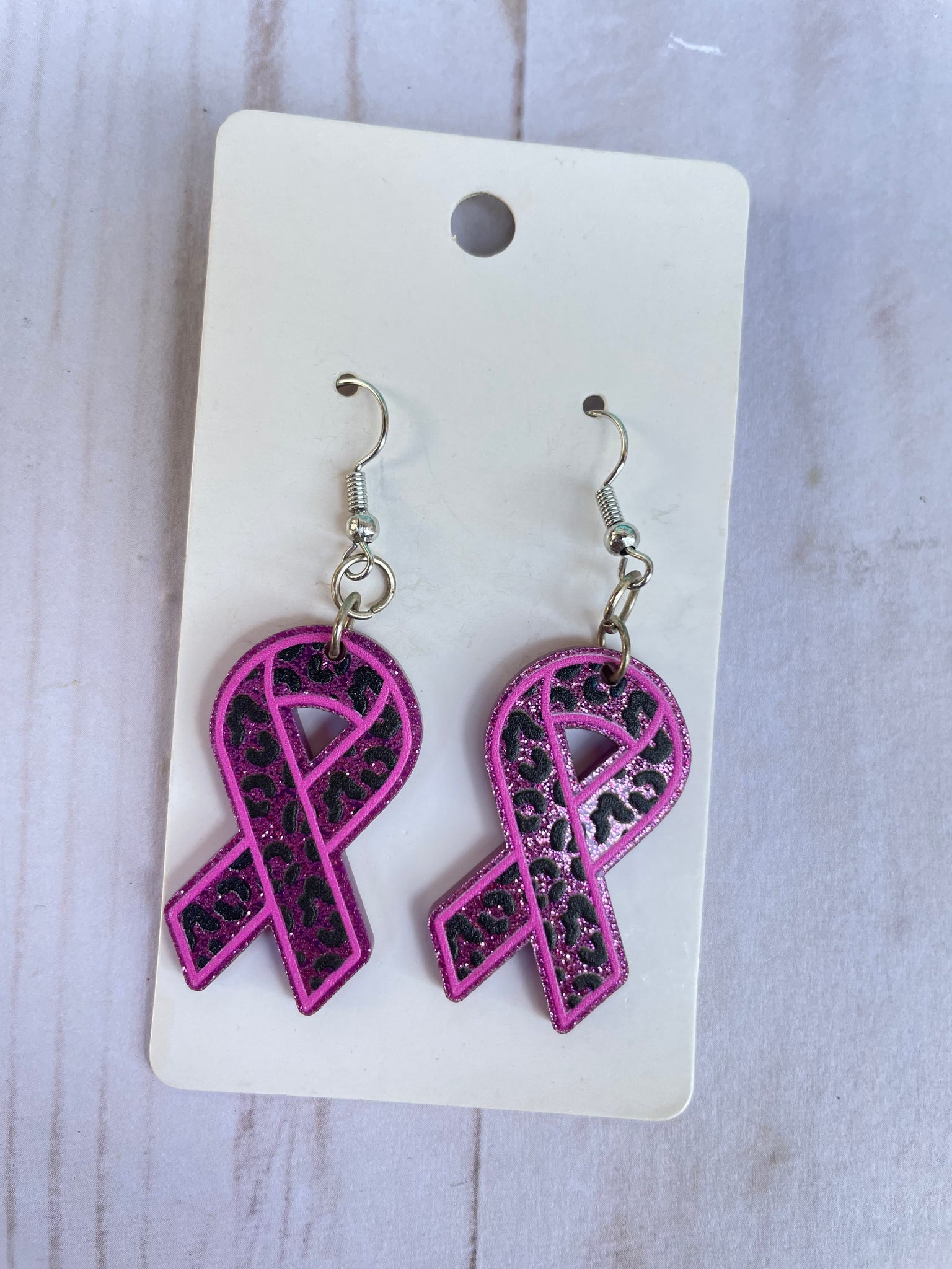 Acrylic Ribbons Earrings