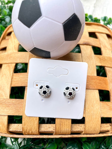 Mini Rhinestone Soccer Studs