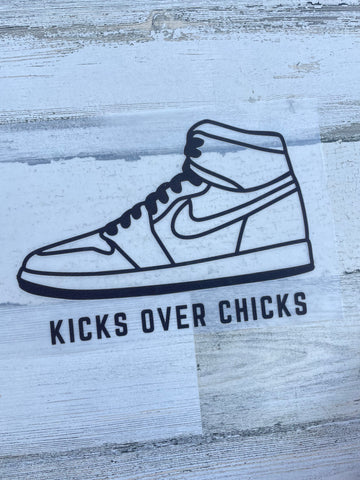 Kicks Over Chicks YOUTH DTF print