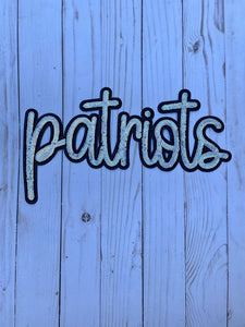 Patriots sequin Patch