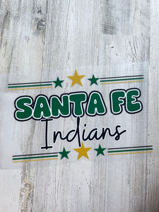 Santa Fe Indians adult DTF print