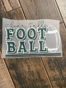 Clear Falls Football 🏈 adult DTF printo