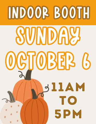 PEARLAND Sunday October 6, 2024 - INDOOR BOOTH