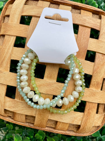 Sage Variety Bracelet Stack
