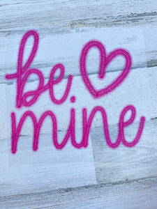 Be Mine adult DTF print