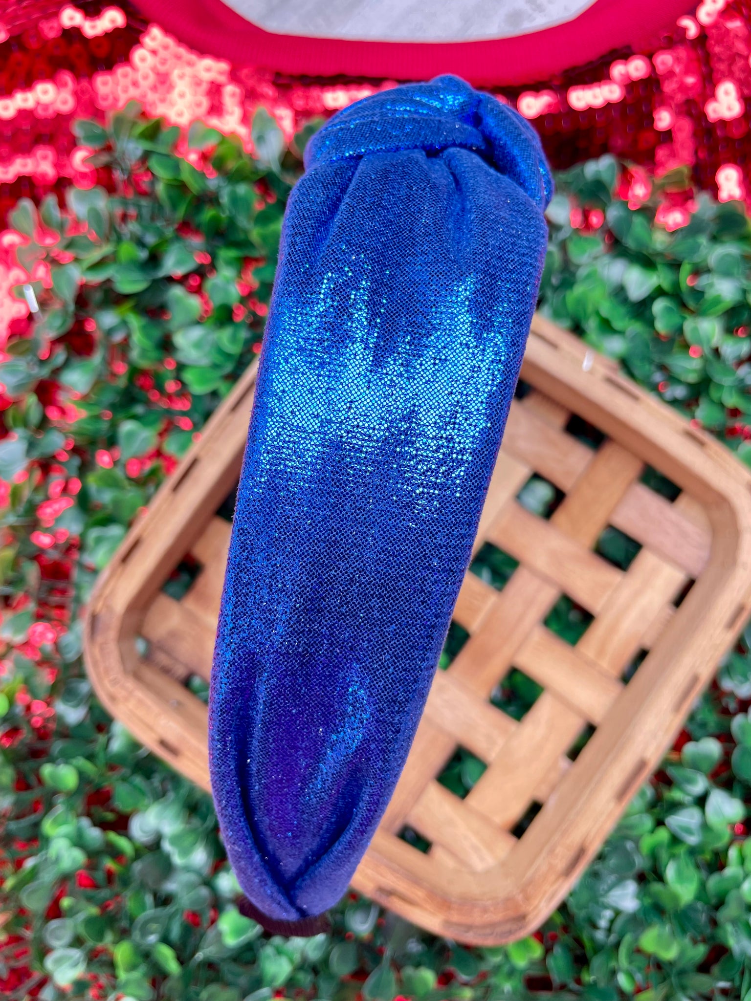 Blue Shimmer Headband