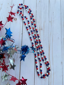 Red, White, & Blue beaded necklace 🇺🇸
