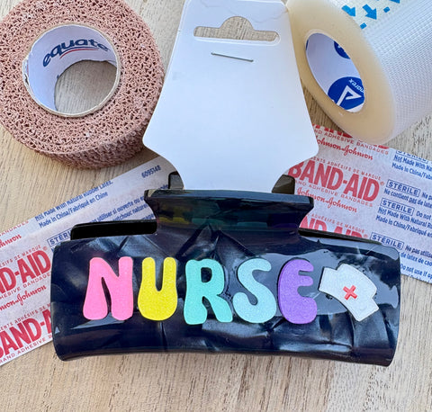 Nurse Resin Hair Clip