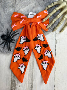 Orange Bow Ghost Bow