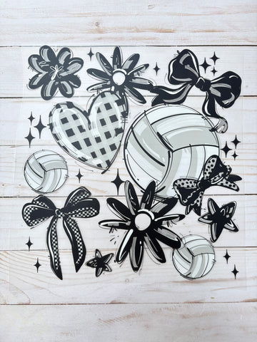 Volleyball Collage DTF Print