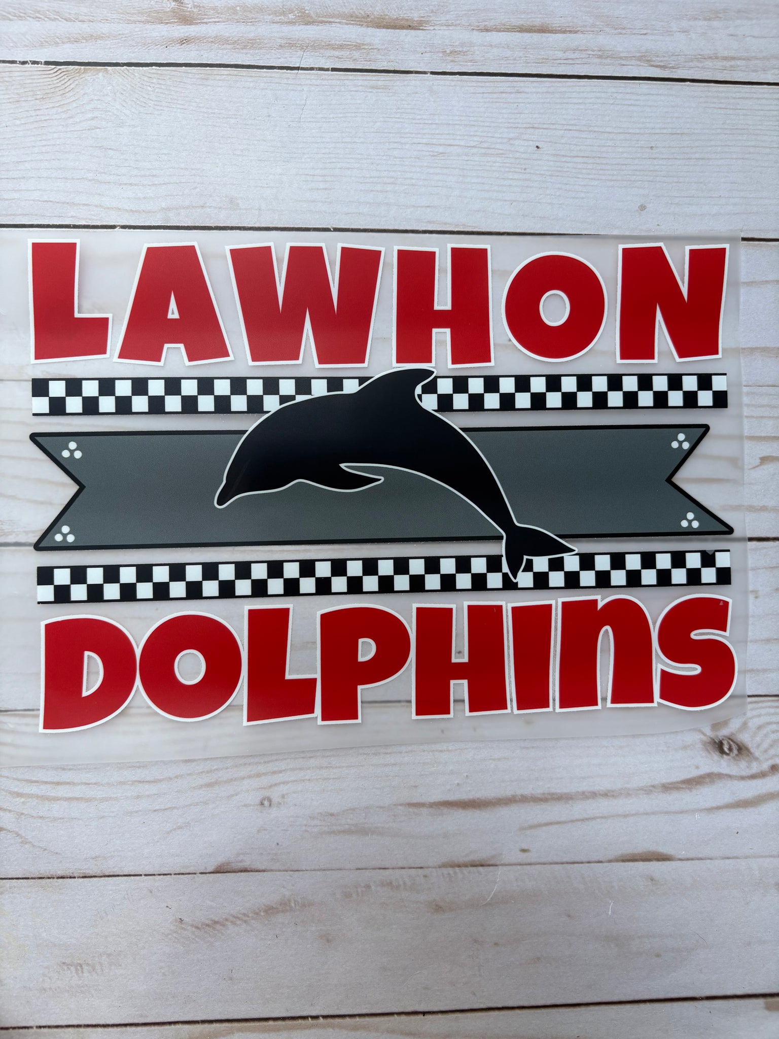 Lawhon Dolphins DTF Print
