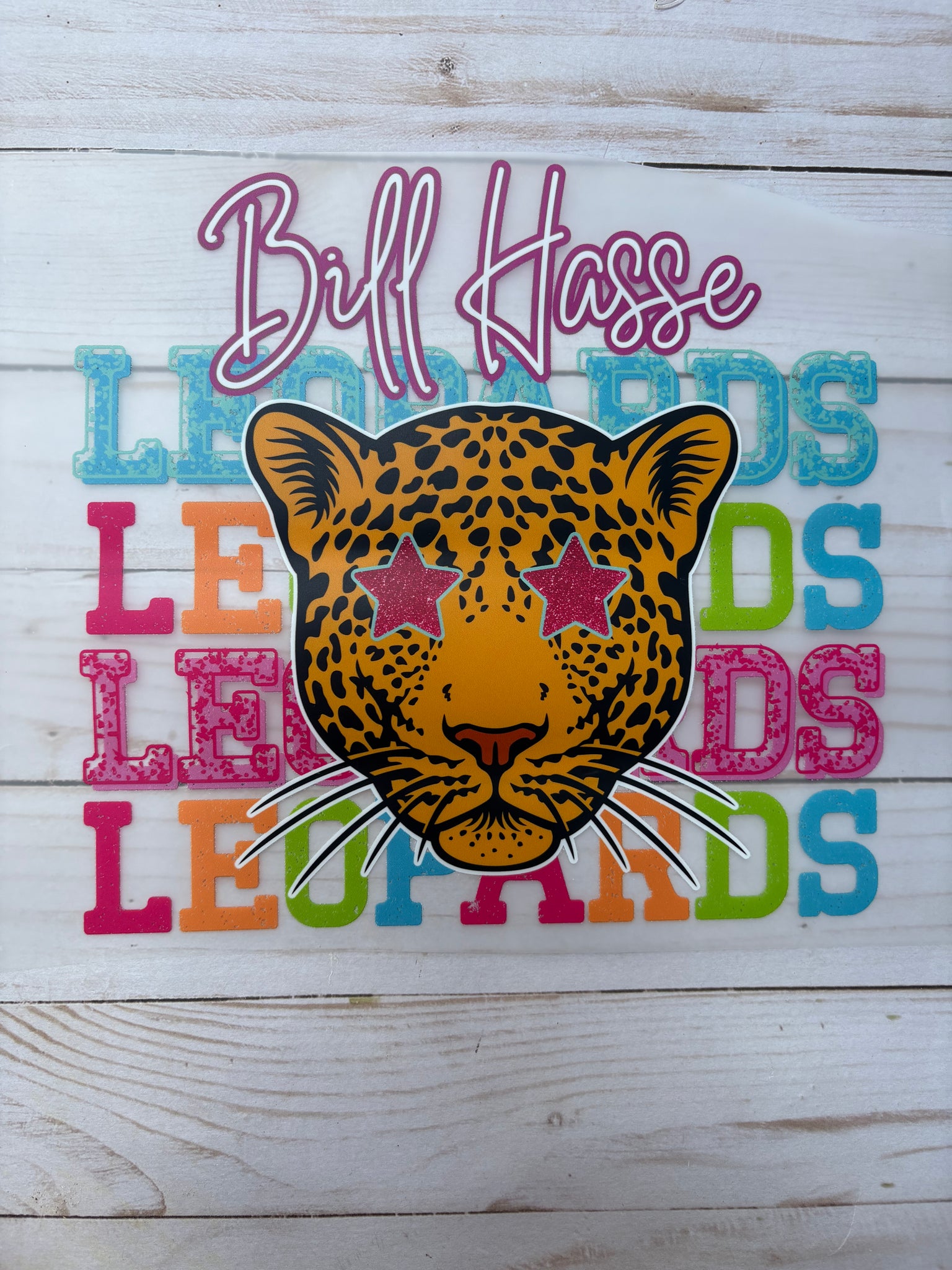 Bill Hasse Colorful Stack DTF Print