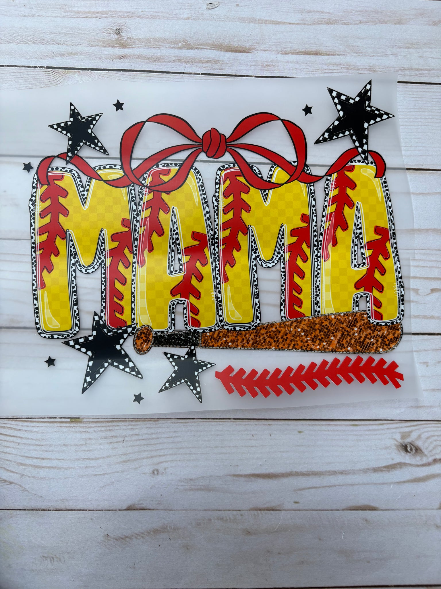 Softball Mama DTF Print