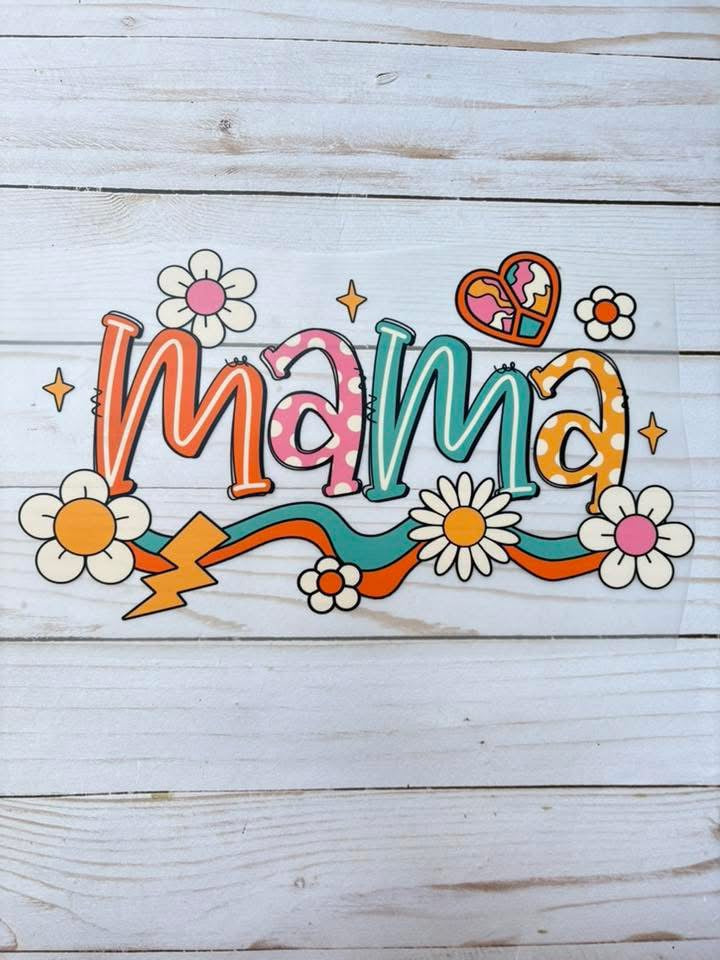 Mama Floral DTF Print