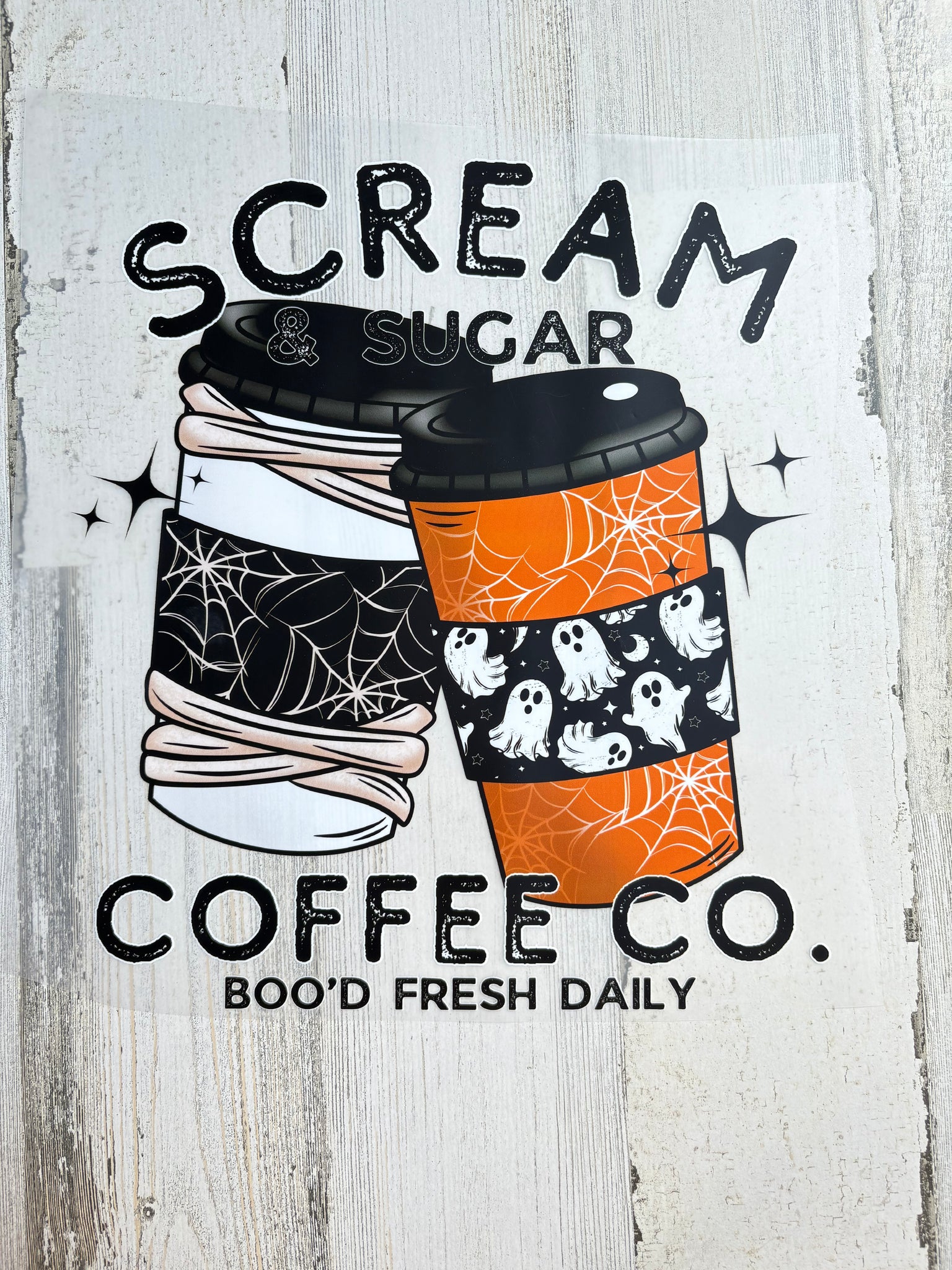 Scream Coffee Co. DTF Print