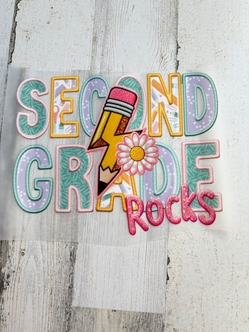 2nd grade youth DTF Print