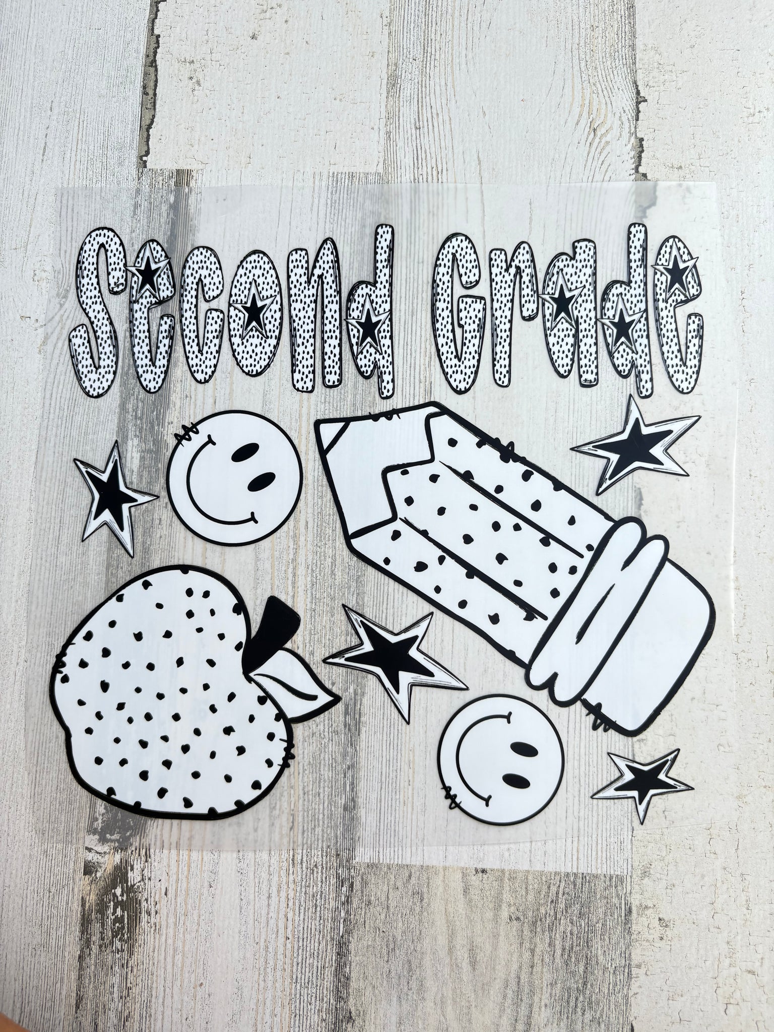 2nd grade youth DTF Print