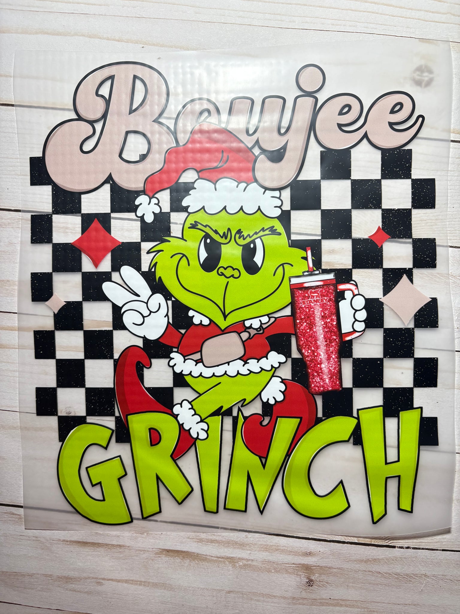 Boujee Green Guy Adult DTF Print