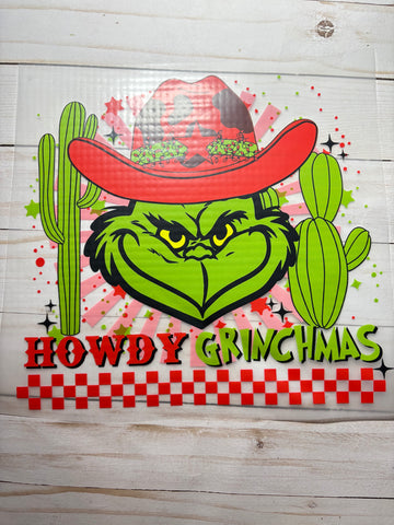 Howdy Green Guy Adult DTF Print