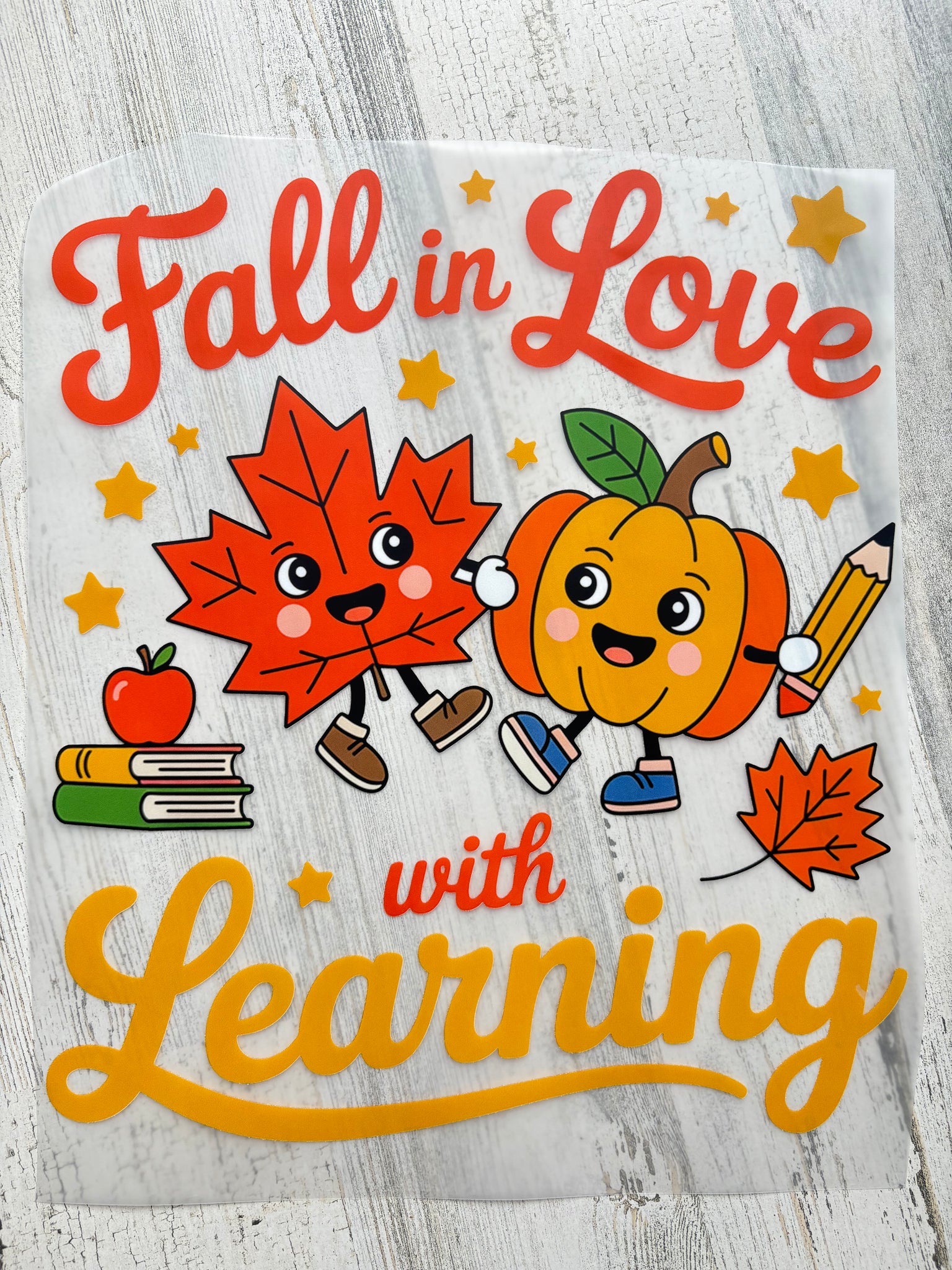 Fall in Love with Learning DTF Adult Print