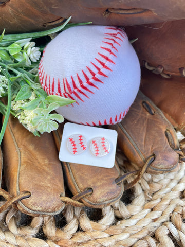 Acrylic Baseball Studs