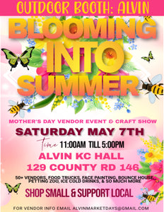 Alvin Market Saturday May 7th, 2022 - OUTDOOR